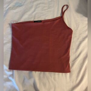 PacSun L. A. Hearts one strap off the shoulder tank top